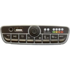 FULIHUAPOW ZCY2157M 12V Children's Electric Vehicle Central Control, with Music Playback, Power Supply, Forward and Backward Functions,Stroller Ride On Car Replacement Parts