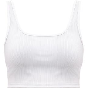 قمصان بدون أكمام للسيدات بدون أكمام ومضلعة بدون خياطة للتمرين واليوجا كاجوال بدون أكمام in Kuwait