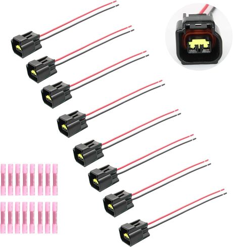 ملف الإشعال أنثى موصل لفائف سلك ضفيرة موصل متوافق مع 4.6L 5.4L 6.8L كوبرا Svt فورد F150 F250 F350 سوبر ديوتي موستانج إكسبلورر إكسبيديشن كراون فيكتوريا لينكولن مازدا سوزوكي in Kuwait