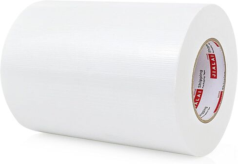 8" White Duct Tape, Industrial Grade 8 inches x 55 Yards (164 ft) Wide Tape Duct, 9 Mil Heavy-Duty, Waterproof, Strong, Flexible, No Residue, for Crafts & Home Improvement in Saudi Arabia