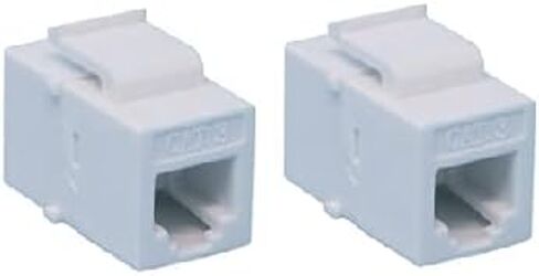 مقبس RiteAV Black RJ11/RJ12 للهاتف Keystone أنثى إلى أنثى (10 عبوات) in Saudi Arabia