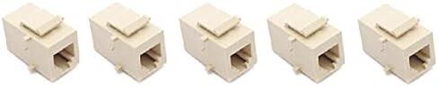 مقبس RiteAV Black RJ11/RJ12 للهاتف Keystone أنثى إلى أنثى (10 عبوات) in Saudi Arabia