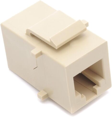 مقبس RiteAV Black RJ11/RJ12 للهاتف Keystone أنثى إلى أنثى (10 عبوات) in Saudi Arabia