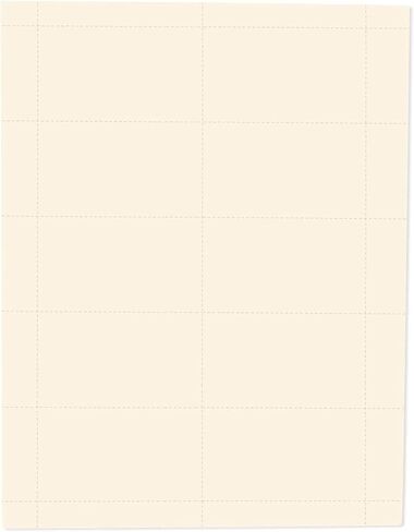 Best Paper Greetings Business Card Paper, Ivory Cardstock for Inkjet and Laser Printers (Ivory, 3.5 x 1.9 In, 100 Sheets) in Saudi Arabia