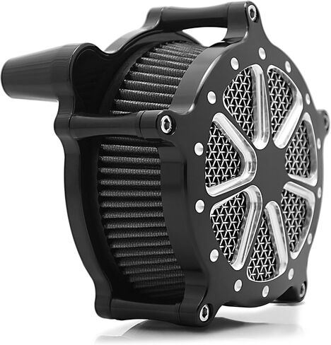 For harley air cleaner filter Sportster Softail Touring street road king glide Dyna for harley davidson air intake filters (Speed 7 style -gray filter, C-For Touring 08-16, Softail 16-17) in Saudi Arabia