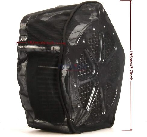 For harley air cleaner filter Sportster Softail Touring street road king glide Dyna for harley davidson air intake filters (Speed 7 style -gray filter, C-For Touring 08-16, Softail 16-17) in Saudi Arabia