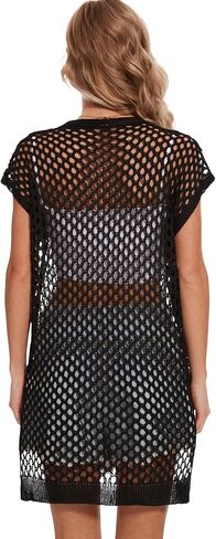 سترة صوفية كروشيه مجوفة للسيدات من Moss Rose مفتوحة من الأمام بدون أكمام لفصل الصيف in Kuwait