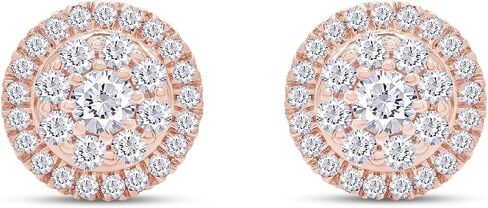 SAVEARTH DIAMONDS Lab Created Moissanite Earrings, 925 Sterling Silver Moissanite Diamond Studs for Women Men,VVS1 Clarity, 18K Gold Plated Small Earrings Studs with Screw Back in Saudi Arabia
