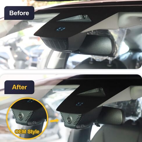 كاميرا قياس Fitcamx 4K مناسبة لهوندا أكورد والهجين 2023 2024 LX Sport EX Touring EX-L (Gen11)، مظهر OEM، فيديو 2160P UHD، واي فاي مدمج وتطبيق، تسجيل حلقة، مستشعر G، التوصيل والتشغيل، بطاقة 64 جيجابايت in Kuwait