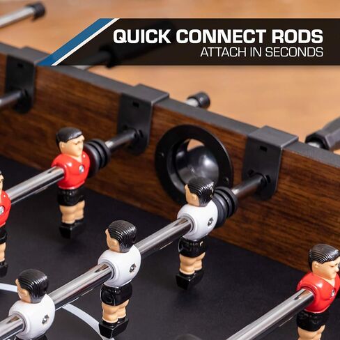 EastPoint Sports 56-Inch Official Competition Size Foosball Table - Foosball Game Table and Foosball Ball Set Complete with Quick-Connect Rods and Bead Scoring in Kuwait