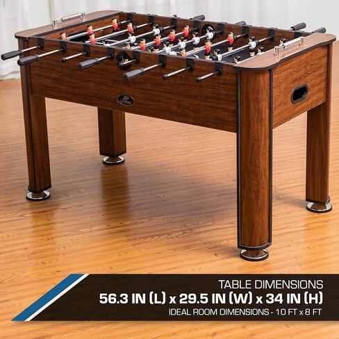 EastPoint Sports 56-Inch Official Competition Size Foosball Table - Foosball Game Table and Foosball Ball Set Complete with Quick-Connect Rods and Bead Scoring in Kuwait