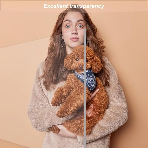 قطعتان من أوراق زجاج شبكي مقاس 8 × 12 بوصة بسُمك 1/8 بوصة (3 مم)، أوراق أكريليك، علامات أكريليك فارغة مصبوبة شفافة لإطارات الصور واللافتات والحرف اليدوية والرسم ومشاريع العرض التي تصنعها بنفسك in Kuwait