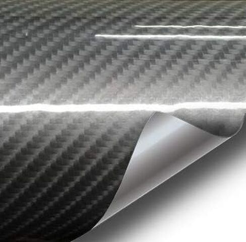 VViViD Tek R High-Gloss Carbon Fiber Vinyl Wrap Air-Release Adhesive Roll (1.5ft x 5ft, Blue) in Saudi Arabia