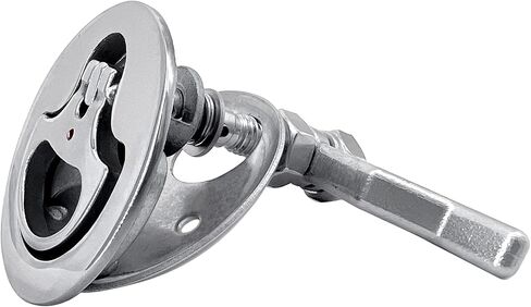 ISURE MARINE Boat Cam Latch Flush Pull Hatch Lift Stainless Steel with Back Plate Fasteners with Screws in Saudi Arabia
