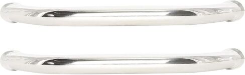 NovelBee 2pcs Boat Polished Grab Handles,Stainless Steel Marine Grab Bar Handrail with Finger Grip,Flange,Stud (Stud to Stud Distance:12") in Saudi Arabia