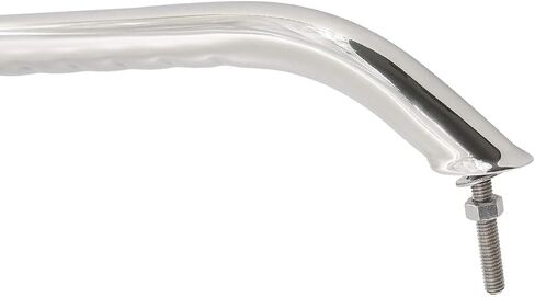 NovelBee 2pcs Boat Polished Grab Handles,Stainless Steel Marine Grab Bar Handrail with Finger Grip,Flange,Stud (Stud to Stud Distance:12") in Saudi Arabia