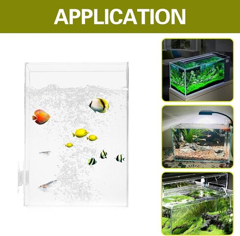 خزان أسماك أكريليك ذو ضغط سلبي مع أقواس ثابتة، مصعد أسماك شفاف مقلوب لحوض السمك المعلق، خزان أسماك معلق يزيد من منطقة نشاط الأسماك، برج سمك، 8 * 4.6 * 4.6 بوصة in Kuwait