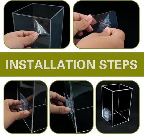 خزان أسماك أكريليك ذو ضغط سلبي مع أقواس ثابتة، مصعد أسماك شفاف مقلوب لحوض السمك المعلق، خزان أسماك معلق يزيد من منطقة نشاط الأسماك، برج سمك، 8 * 4.6 * 4.6 بوصة in Kuwait