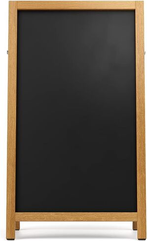 Industrial Chalk Boards with Frame by VersaChalk (42" x 24" Industrial, Porcelain, Double Sided) A Frame Chalkboard Sign for Business, Bistro Bar, Sandwich Menu, Sidewalk, Signage Classroom, Wedding in Saudi Arabia