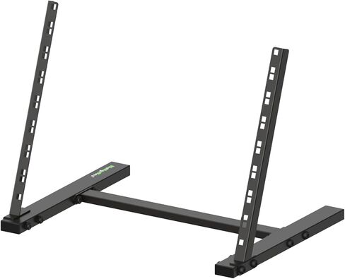 حامل حامل NiuNyuNeu 8U لأجهزة الصوت والشبكات رف بإطار مفتوح، رفوف قائمة بذاتها لمعدات تسجيل الموسيقى AV الصوتية لخادم تكنولوجيا المعلومات in Kuwait