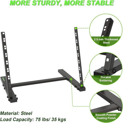 حامل حامل NiuNyuNeu 8U لأجهزة الصوت والشبكات رف بإطار مفتوح، رفوف قائمة بذاتها لمعدات تسجيل الموسيقى AV الصوتية لخادم تكنولوجيا المعلومات in Kuwait