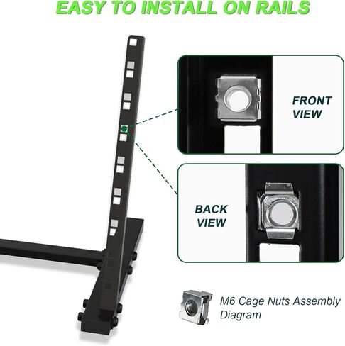 حامل حامل NiuNyuNeu 8U لأجهزة الصوت والشبكات رف بإطار مفتوح، رفوف قائمة بذاتها لمعدات تسجيل الموسيقى AV الصوتية لخادم تكنولوجيا المعلومات in Kuwait