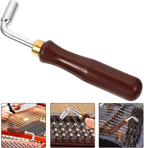 Dulcimer Tuning Wrench Gauge Kit Specialty Tools Autoharp Tuner Conga Tuning Wrench Piano Tuning Kit Professional Dulcimer Accessory Instrument Tone Tuning Wrench Dulcimer Tool in Saudi Arabia