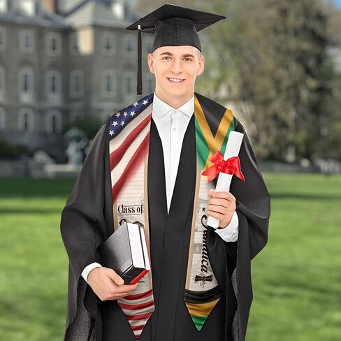 سرق التخرج من ليبونو جامايكا 2024، وشاح التخرج الجامايكي، وشاح التخرج العلم الأمريكي الجامايكي 2024، سرق جامايكي in Kuwait