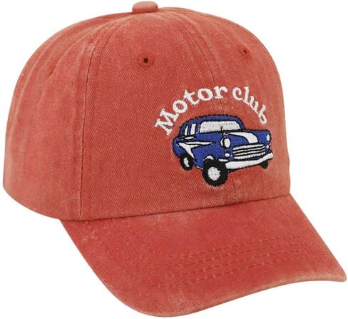Embroidered Excavator Baseball Cap Adjustable Cotton Washed Vintage Truck Hat Summer Sun hat for boy Girls in Saudi Arabia