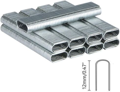 5000 NUZAMAS U Shape Outdoor Rated Staples - 5mm x 12mm- Strong & Sharp Heavy Duty Staple Gun, Stapler Refill Pack, framing, Woodworking, Cable Wiring in Saudi Arabia