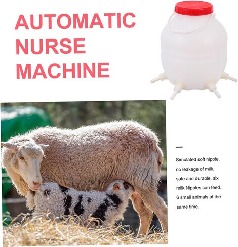 Milisten Goat Milk Jug Baby Goat Milk Feeder Calf Nursing Bottles Sheep Milk for Young Livestock Water Bottle Dispenser Feeding Bucket Goat Milk Bucket Plastic Feeding Bowl Care in Saudi Arabia