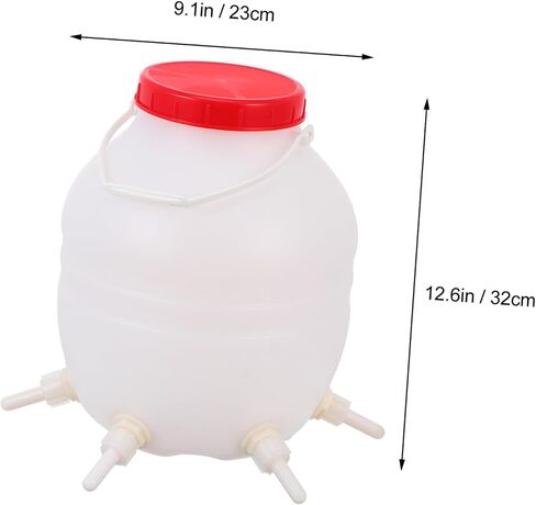 Milisten Goat Milk Jug Baby Goat Milk Feeder Calf Nursing Bottles Sheep Milk for Young Livestock Water Bottle Dispenser Feeding Bucket Goat Milk Bucket Plastic Feeding Bowl Care in Saudi Arabia
