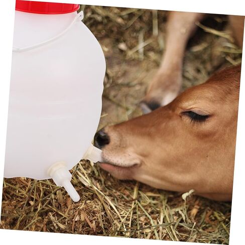 Milisten Goat Milk Jug Baby Goat Milk Feeder Calf Nursing Bottles Sheep Milk for Young Livestock Water Bottle Dispenser Feeding Bucket Goat Milk Bucket Plastic Feeding Bowl Care in Saudi Arabia