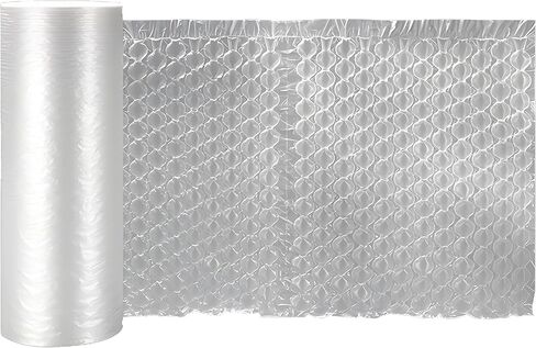 LDS Length 984ft Air Cushion Wrap Roll Quilt Bubble Air Pillow Sheet Film Air Cushion Wrap (Air Bubble Film - Inflatable Bubbles - 15"x10"x14μm) in Saudi Arabia