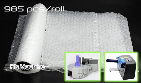 LDS Length 984ft Air Cushion Wrap Roll Quilt Bubble Air Pillow Sheet Film Air Cushion Wrap (Air Bubble Film - Inflatable Bubbles - 15"x10"x14μm) in Saudi Arabia