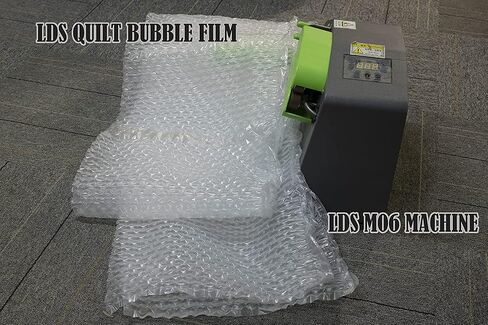 LDS Length 984ft Air Cushion Wrap Roll Quilt Bubble Air Pillow Sheet Film Air Cushion Wrap (Air Bubble Film - Inflatable Bubbles - 15"x10"x14μm) in Saudi Arabia