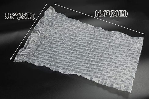 LDS Length 984ft Air Cushion Wrap Roll Quilt Bubble Air Pillow Sheet Film Air Cushion Wrap (Air Bubble Film - Inflatable Bubbles - 15"x10"x14μm) in Saudi Arabia