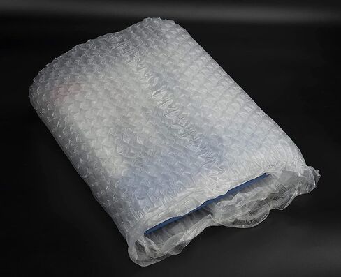 LDS Length 984ft Air Cushion Wrap Roll Quilt Bubble Air Pillow Sheet Film Air Cushion Wrap (Air Bubble Film - Inflatable Bubbles - 15"x10"x14μm) in Saudi Arabia
