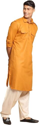 طقم بيجامة كورتا باثاني قطن للرجال من Elina fashion | مصمم هندي باكستاني للملابس التقليدية العرقية in Kuwait