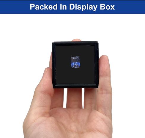 Gryrigns Cornflower أزرق فضفاض حجر الياقوت الاصطناعي قطع مشع مكون من أحجار كريمة اكسيد الالمونيوم الأوجه 3A VVS (8.58 قيراط، 14 × 10 مم، قطعة واحدة) in Kuwait