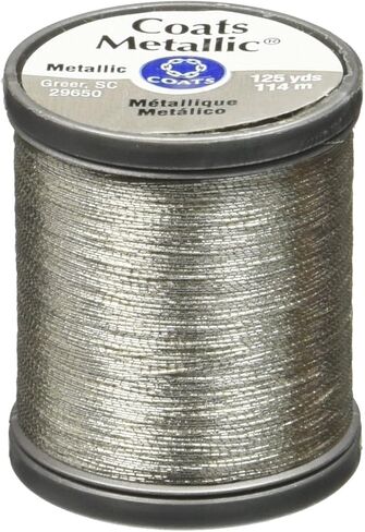 Coats Thread & Zippers Metallic Thread, 125-Yard, Pearl in Saudi Arabia