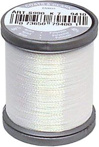Coats Thread & Zippers Metallic Thread, 125-Yard, Pearl in Saudi Arabia