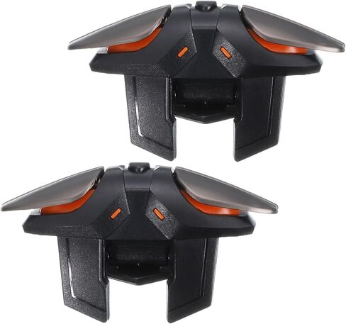 MECCANIXITY Gaming Trigger Mobile Game Controller 1 Pair Fire Key Burst Shooter Mechanical Black for 4.7-6.5 Inch Cell Phone in Saudi Arabia