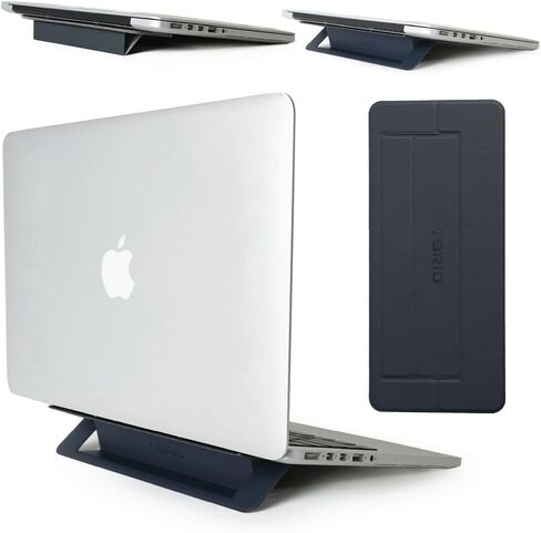 Invisible Slim Laptop Stand - with Reusable Adhesive Sticker - Laptop Stands with Adjustable Angles - Laptop Stand Adjustable Height - Gray in Saudi Arabia