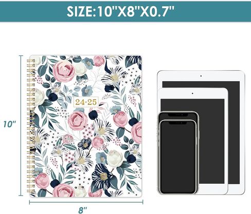 2024-2025 Planner - JUL 2024 - JUN 2025, Academic Planner 2024-2025, 2024-2025 Planner Weekly and Monthly with Tabs, 8" x 10", Perfect Daily Organizer in Kuwait