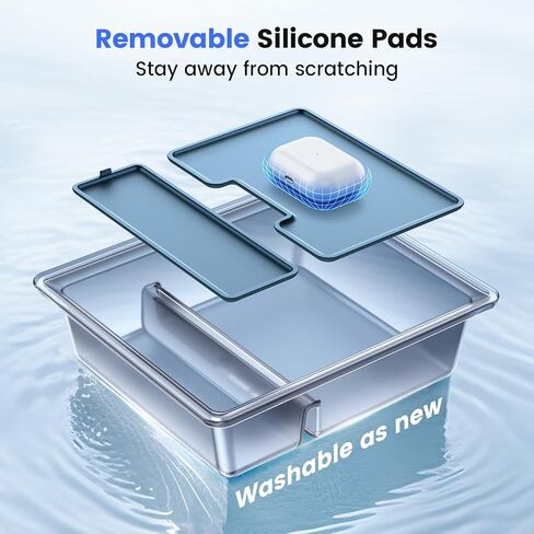 منظم وحدة التحكم المركزية VICSEED Tesla - مرتب تمامًا - صينية تنظيم وحدة التحكم طراز Tesla 3/Y مع حماية من السيليكون، منظم Tesla موديل 3/Y الشفاف الخفيف، ملحقات Tesla Model 3 Model Y in Kuwait