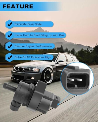 تطهير صمام الملف اللولبي، 13901433602 13901433603 CP564 علبة بخار تطهير صمام التحكم صالح لسيارات BMW 325i 325xi 330Ci 330i 330xi 530i 540i 740i 740iL 750iL X5 Z3 Z4 in Kuwait