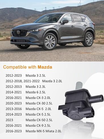 فراغ التبديل الملف اللولبي صمام 136200-7230 متوافق مع 2012-2023 مازدا 3 6 CX-3 CX-30 CX-5 CX-50 CX-9 MX-5 مياتا 2.0L 2.3L 2.5L L4 استبدال # PE01-18-751 in Kuwait