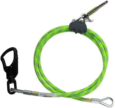 طقم خط الوجه Ultra Vine Arborist مع عين دوارة من الألومنيوم - قطر 1/2 بوصة، خيارات حبل Arborist 8' 10' و12' (8) in Kuwait