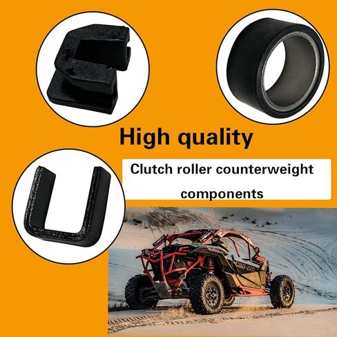 SUONE Primary Clutch Weight Roller Sliders and Spacers Replacement Compatible With Yamaha700 2004-2007 Grizzly 550 660 700 Rhino 660 2007-2012 Hisun UTV ATV 500 700 Massimo Supermach Coleman in Kuwait
